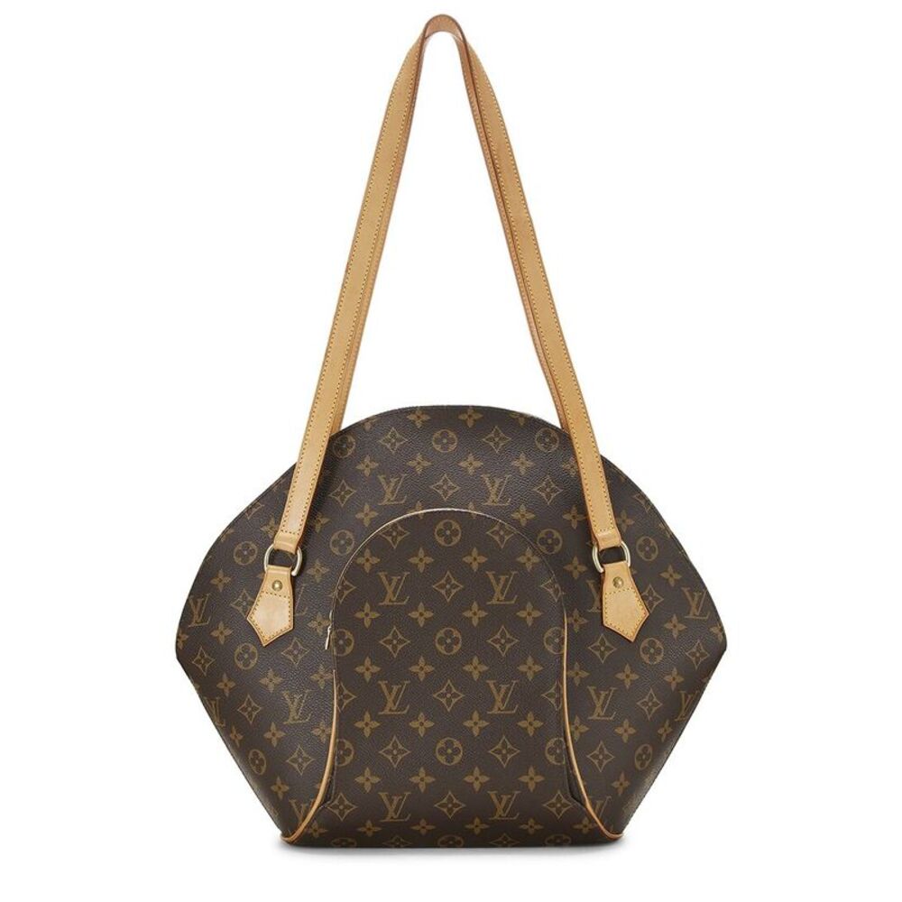 Louis Vuitton Brown Monogram Coated Canvas Ellipse Shopping (Authentic